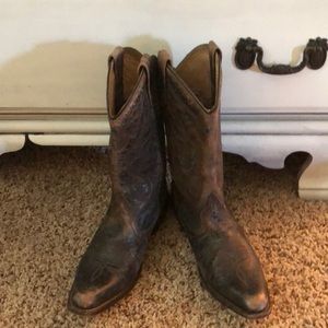Bed Stu distressed cowboy boots size 7.5